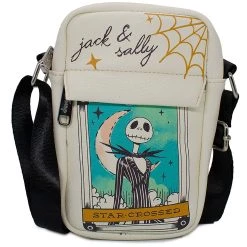 Buckle-Down Women's Jack & Sally Star-Crossed Lovers Tarot Crossbody Wallet