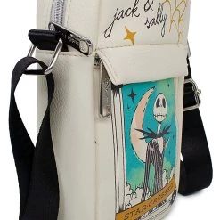 Buckle-Down Women's Jack & Sally Star-Crossed Lovers Tarot Crossbody Wallet -Cheap Halloween Store jack sally star crossed lovers tarot crossbody wallet alt 2