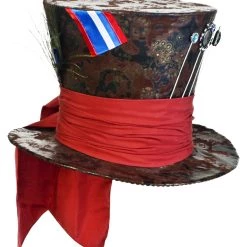 H.M. Smallwares Jumbo Brown Mad Hatter Hat