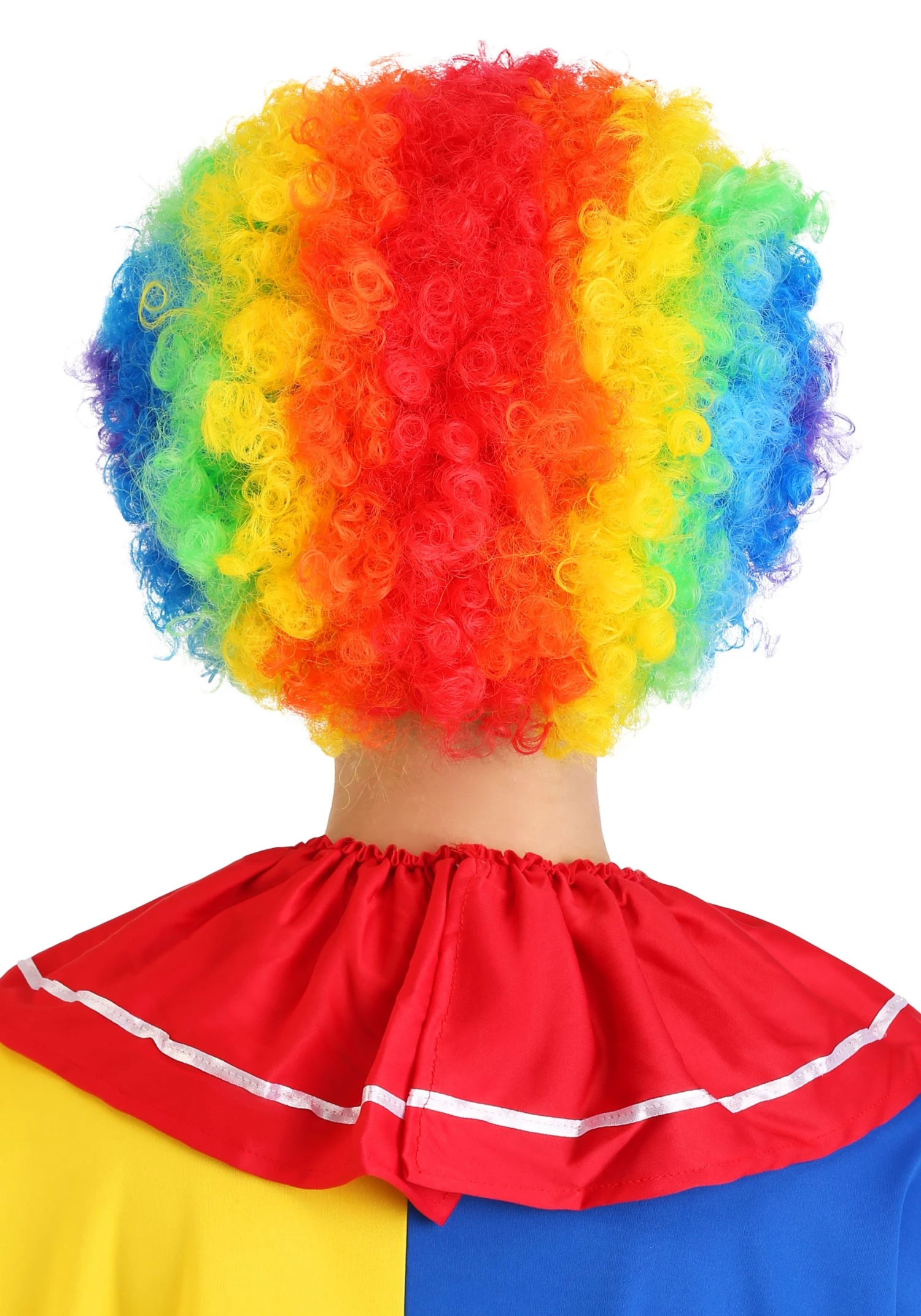 Forum Novelties, Inc Jumbo Rainbow Clown Wig 2 Forum Novelties, Inc Jumbo Rainbow Clown Wig - Image 2