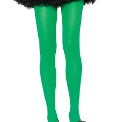 Leg Avenue Kelly Green Nylon Tights