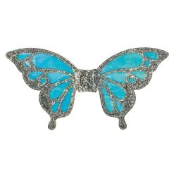 Rubies Costume Co. Inc Kids Silver Glitter Iridescent Butterfly Wings