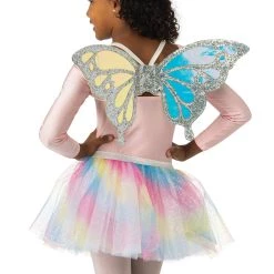 Cheap Halloween Store -Cheap Halloween Store kids silver glitter iridiscent butterfly wings accessory alt