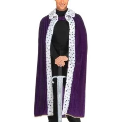 Forum Novelties, Inc Crown And Purple King Robe Set