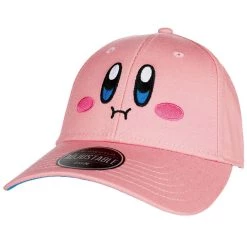 Bioworld Merchandising / Independent Sales Kirby Big Face Embroidered Curved Bill Snapback Hat