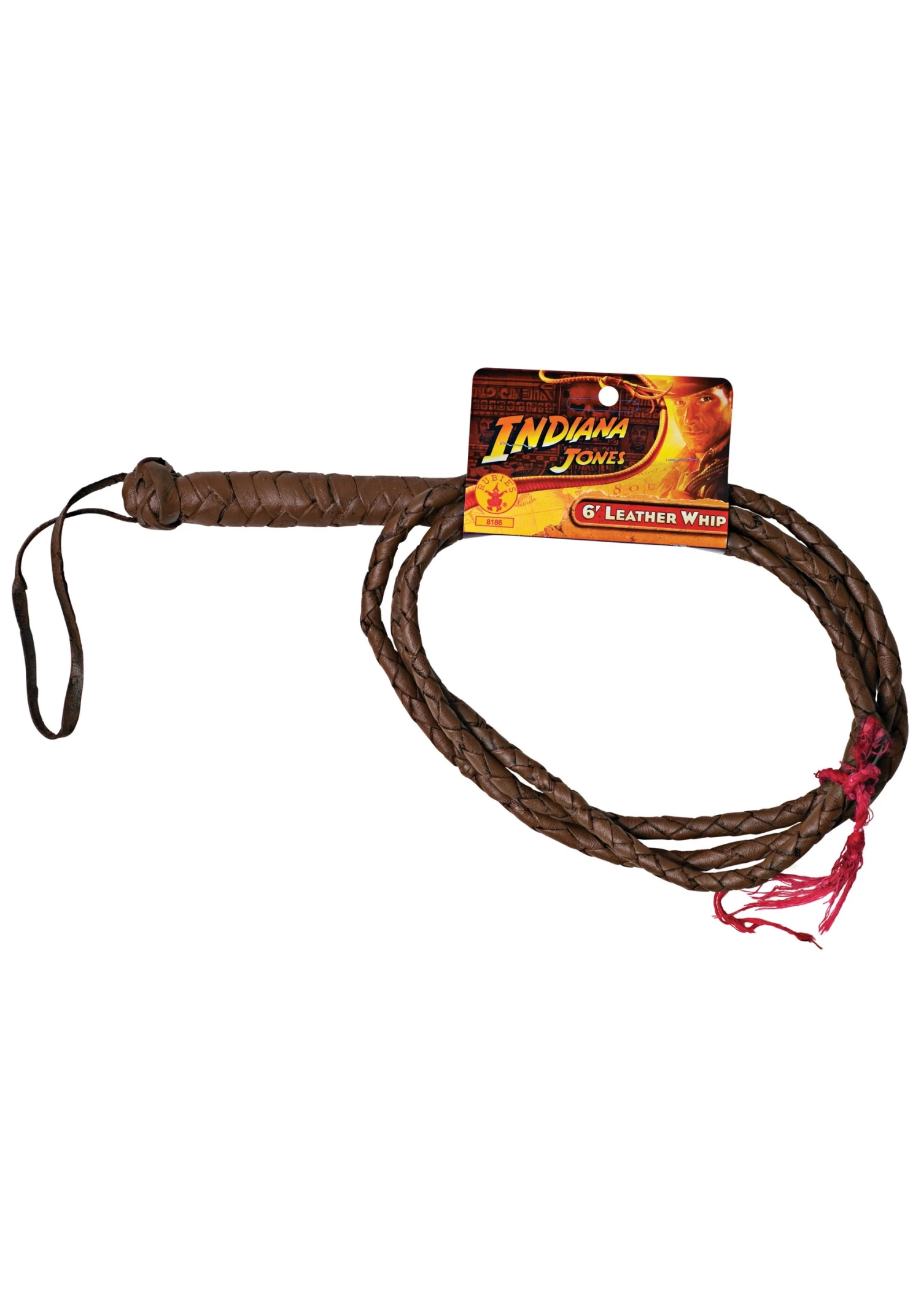 Rubies Costume Co. Inc Leather Indiana Jones 6ft Whip 1 Rubies Costume Co. Inc Leather Indiana Jones 6ft Whip
