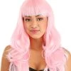 Partytime Wig Wavy Light Pink Full Wig