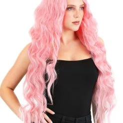 Partytime Wig Light Pink Long Wavy Wig For Women