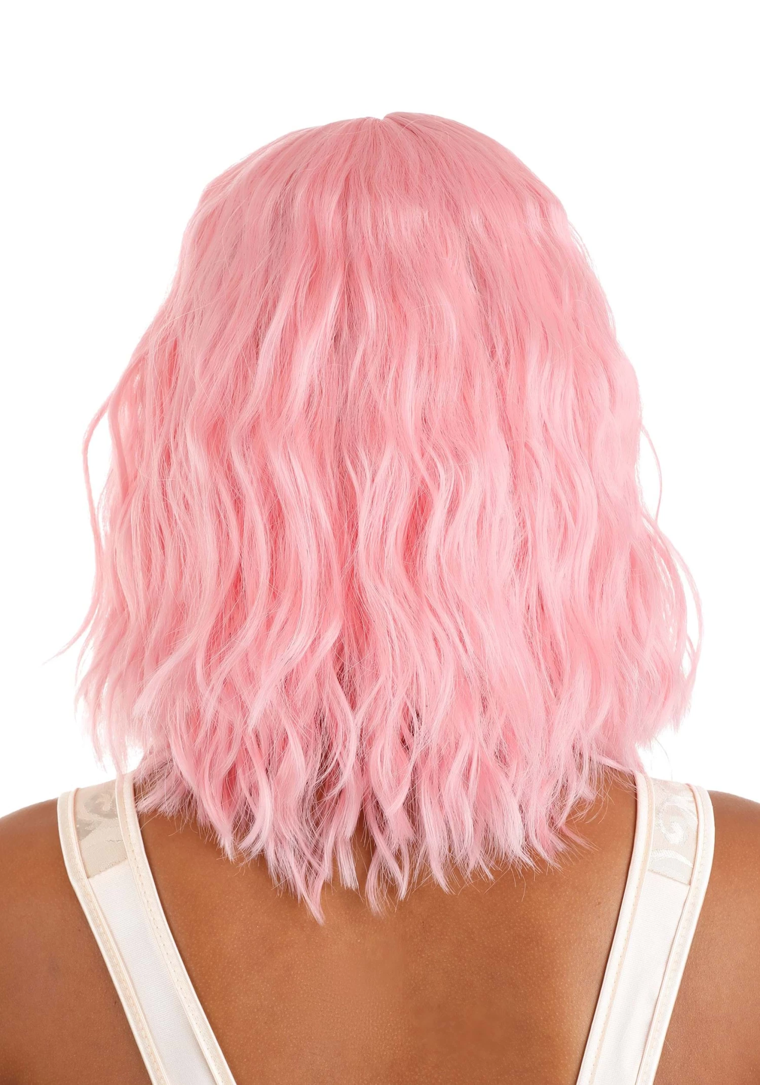Partytime Wig Light Pink Wavy Wig For Women 3 Partytime Wig Light Pink Wavy Wig For Women - Image 3