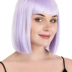 Partytime Wig Light Purple Bob Wig For Women -Cheap Halloween Store light purple bob wig alt 2