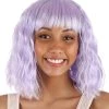 Partytime Wig Light Purple Wavy Wig For Women