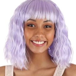 Partytime Wig Light Purple Wavy Wig For Women