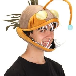 Elope Light-Up Angler Fish Jawesome Costume Hat For Adults