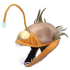 Elope Light-Up Angler Fish Jawesome Costume Hat For Adults 6 Elope Light-Up Angler Fish Jawesome Costume Hat For Adults -Cheap Halloween Store light up angler fish jawesome hat alt 2