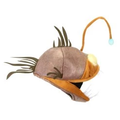 Elope Light-Up Angler Fish Jawesome Costume Hat For Adults 7 Elope Light-Up Angler Fish Jawesome Costume Hat For Adults -Cheap Halloween Store light up angler fish jawesome hat alt 3