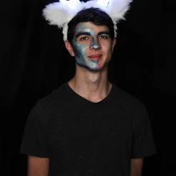 Elope White Light-Up Deer Antlers LumenHorns Headband -Cheap Halloween Store light up deer antlers white lumenhorns headband alt 2