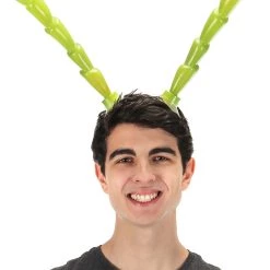 Elope Insect Antennae Light-Up Green LumenHorns -Cheap Halloween Store light up green insect antennae lumenhorns 2