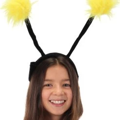 Elope Light Up Pom Antennae LumenEars Headband 12 Elope Light Up Pom Antennae LumenEars Headband -Cheap Halloween Store light up pom antennae lumenears alt 2