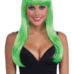 Forum Novelties, Inc Long Neon Green Wig