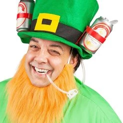 Big Mouth Inc The Lucky Leprechaun St. Patrick's Drinking Hat -Cheap Halloween Store lucky leprechaun st patricks drinking hat 2