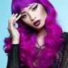 Smiffys Fuchsia Passion Manic Panic Siren Wig