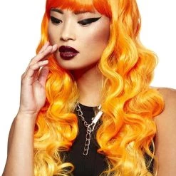 Smiffys Manic Panic Mermaid Psychedelic Sunrise Siren Wig For Women -Cheap Halloween Store manic panic mermaid psychedelic sunrise siren wig alt 3