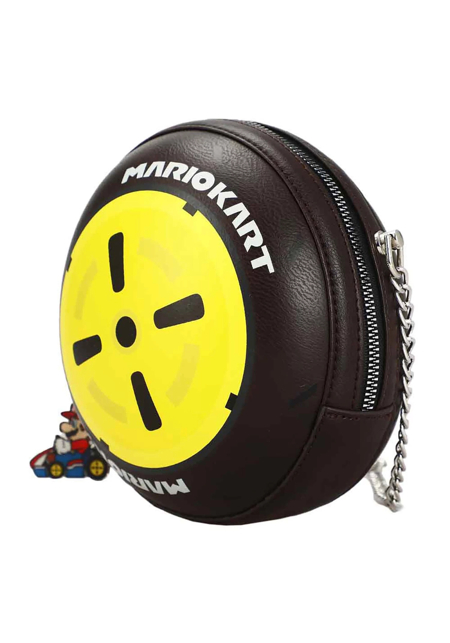 Bioworld Merchandising / Independent Sales Mario Kart Molded Wheel Women's Crossbody Handbag 3 Bioworld Merchandising / Independent Sales Mario Kart Molded Wheel Women's Crossbody Handbag - Image 3