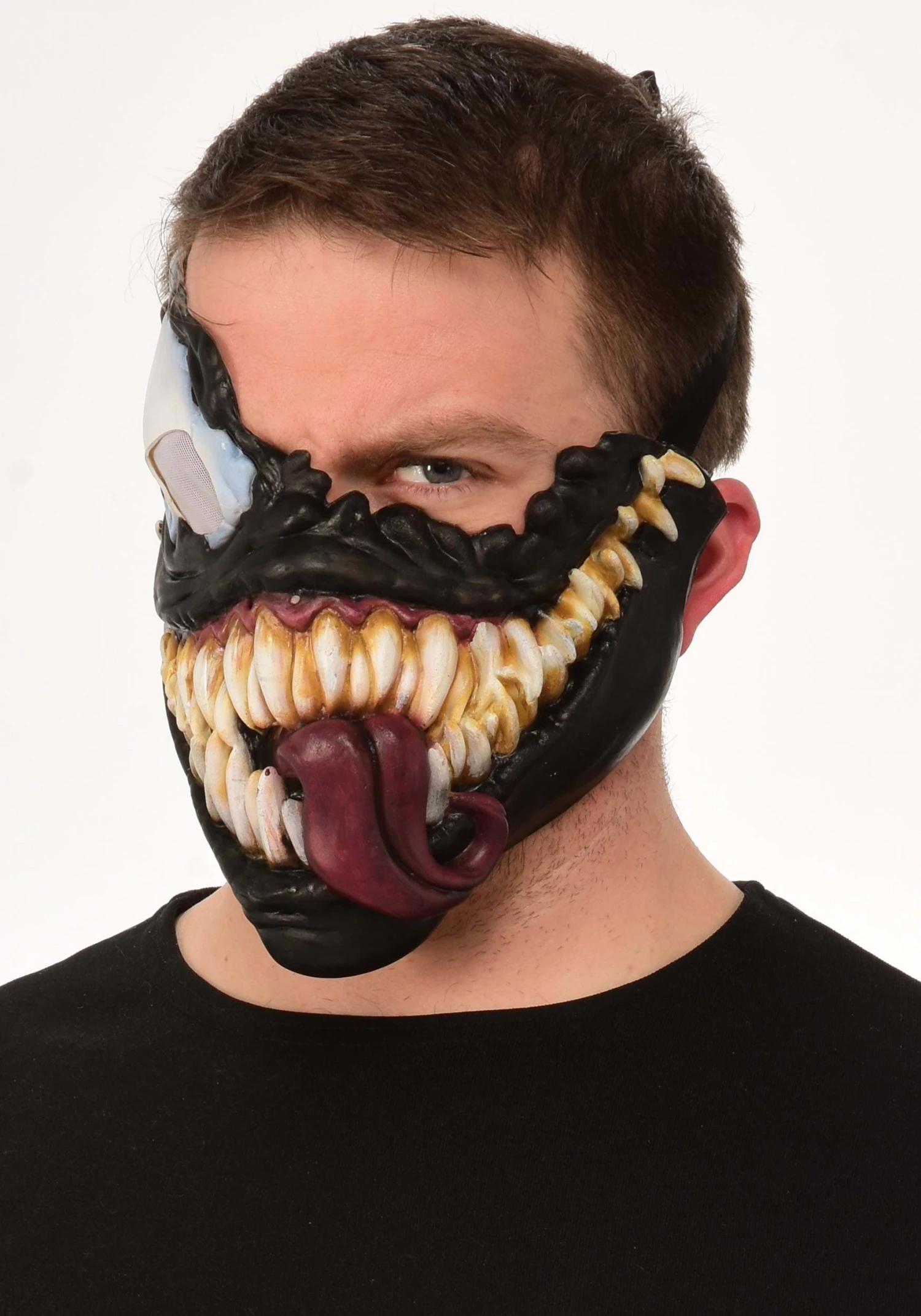 Rubies Costume Co. Inc Marvel Venom Latex Half Mask For Adults 1 Rubies Costume Co. Inc Marvel Venom Latex Half Mask For Adults