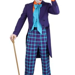 Guangzhou Fashion Travelling Goods Co. Ltd Men's 1989 Batman Joker Hat -Cheap Halloween Store mens 1989 batman joker suit hat alt 3