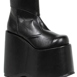 Ellie Black Monster Platform Shoes For Men