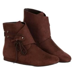Dongguan Pei Feng Shoes Co., Ltd. Brown Renaissance Boots For Men -Cheap Halloween Store mens brown renaissance boots alt 2
