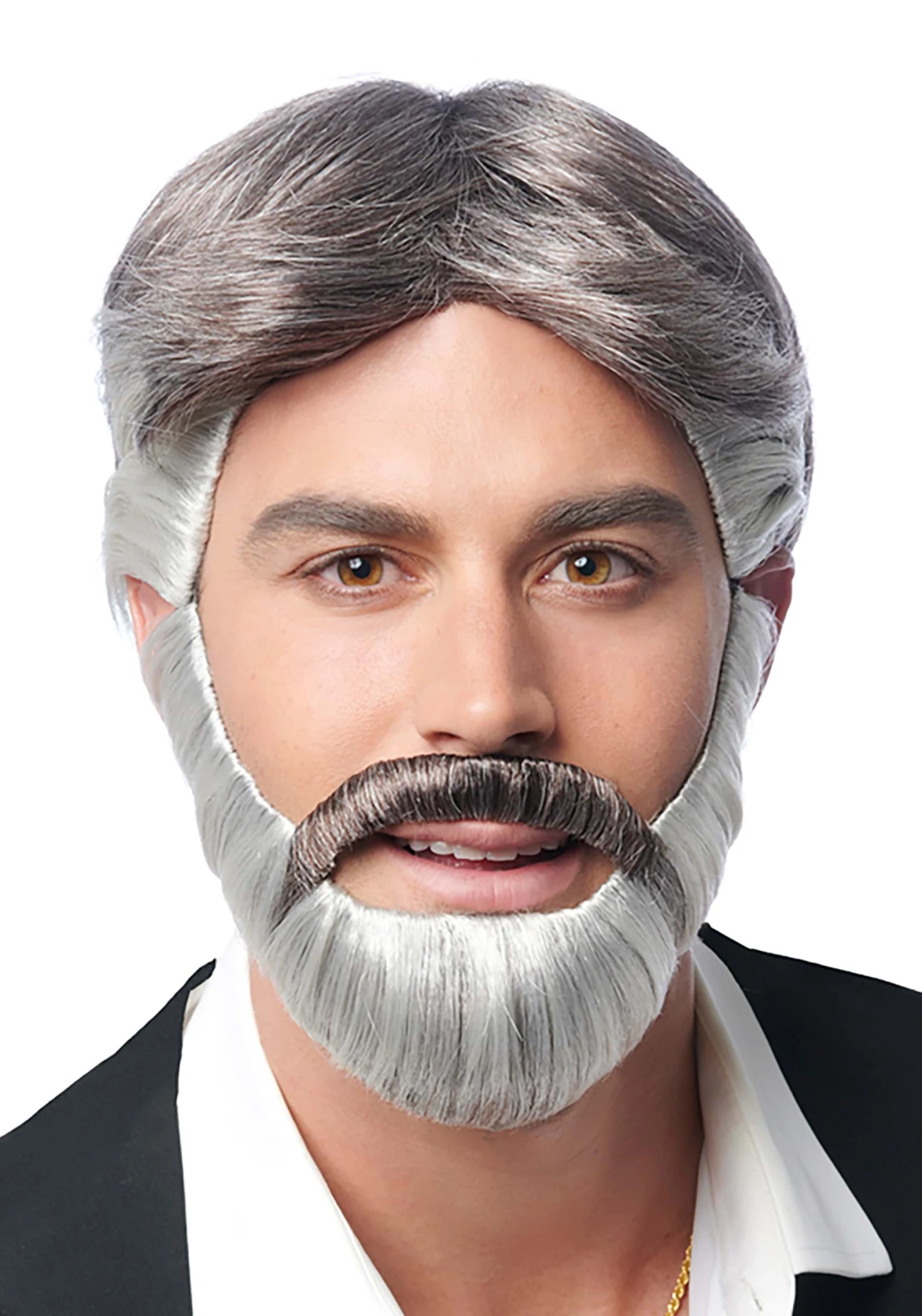 Costume Culture By Franco LLC Men's Most Interesting Gambling Wig And Beard 1 Costume Culture By Franco LLC Men's Most Interesting Gambling Wig And Beard