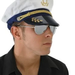 Elope Sailor Captain Costume Hat For Men