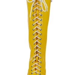 A Leading Role Men's Yellow Wrestling Boots -Cheap Halloween Store mens yellow wrestling boot alt 3