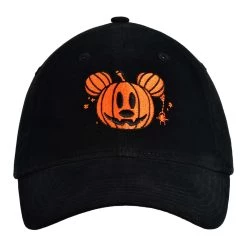 Concept One Accessories Mickey Mouse Pumpkin Hat With Plaid Underbrim