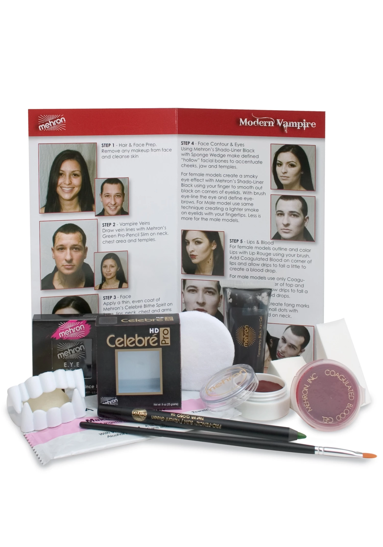 Mehron Inc Modern Vampire Makeup Kit 1 Mehron Inc Modern Vampire Makeup Kit