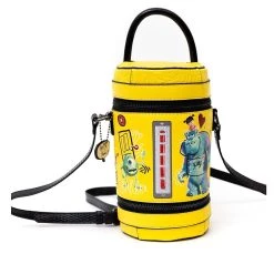 Concept One Accessories Disney Monsters Inc Laugh Tank Cylinder Crossbody Bag