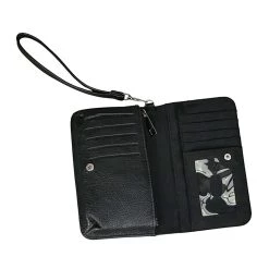 Comeco 7 Inch Moon And Death Tarot Card Wrist Wallet -Cheap Halloween Store moon and death tarot card wristlet wallet alt 2