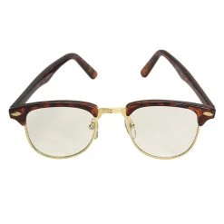 Elope Mr. 50's Brown Tortoise Costume Glasses