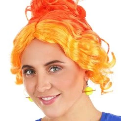 Guangzhou Fashion Travelling Goods Co. Ltd Ms. Frizzle Magic School Bus Earrings -Cheap Halloween Store ms frizzle earrings alt 2