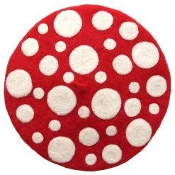 Elope Mushroom Heartfelted Red Hat -Cheap Halloween Store mushroom heartfelted hat alt 2
