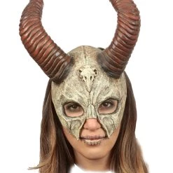 Ghoulish Productions Mythical Skull Mask With Horns
