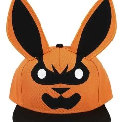 Bioworld Merchandising / Independent Sales Naruto Kurama Big Face 3D Flat Bill Snapback Hat