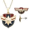 SALESONE Captain Marvel Necklace/Earring Gift Set