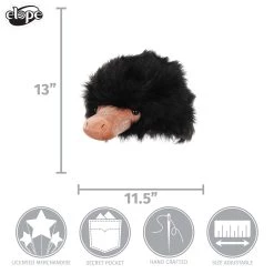 Elope Fantastic Beast | Niffler Plush Hat -Cheap Halloween Store niffler plush hat alt 4