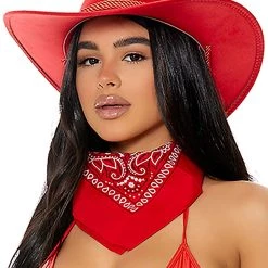 Forplay Old Town Red Cowboy Hat Accessory