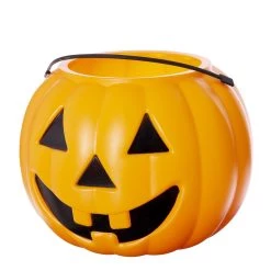 MOM Orange Pumpkin Trick-or-Treat Bucket