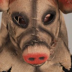 Elope Pig Scarecrow Mouth Mover Mask -Cheap Halloween Store pig scarecrow mouth mover mask alt 2