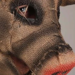 Elope Pig Scarecrow Mouth Mover Mask -Cheap Halloween Store pig scarecrow mouth mover mask alt 3