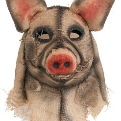 Elope Pig Scarecrow Mouth Mover Mask -Cheap Halloween Store pig scarecrow mouth mover mask alt 4